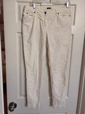 J McLaughlin Slim Straight Pants lightweight velvet